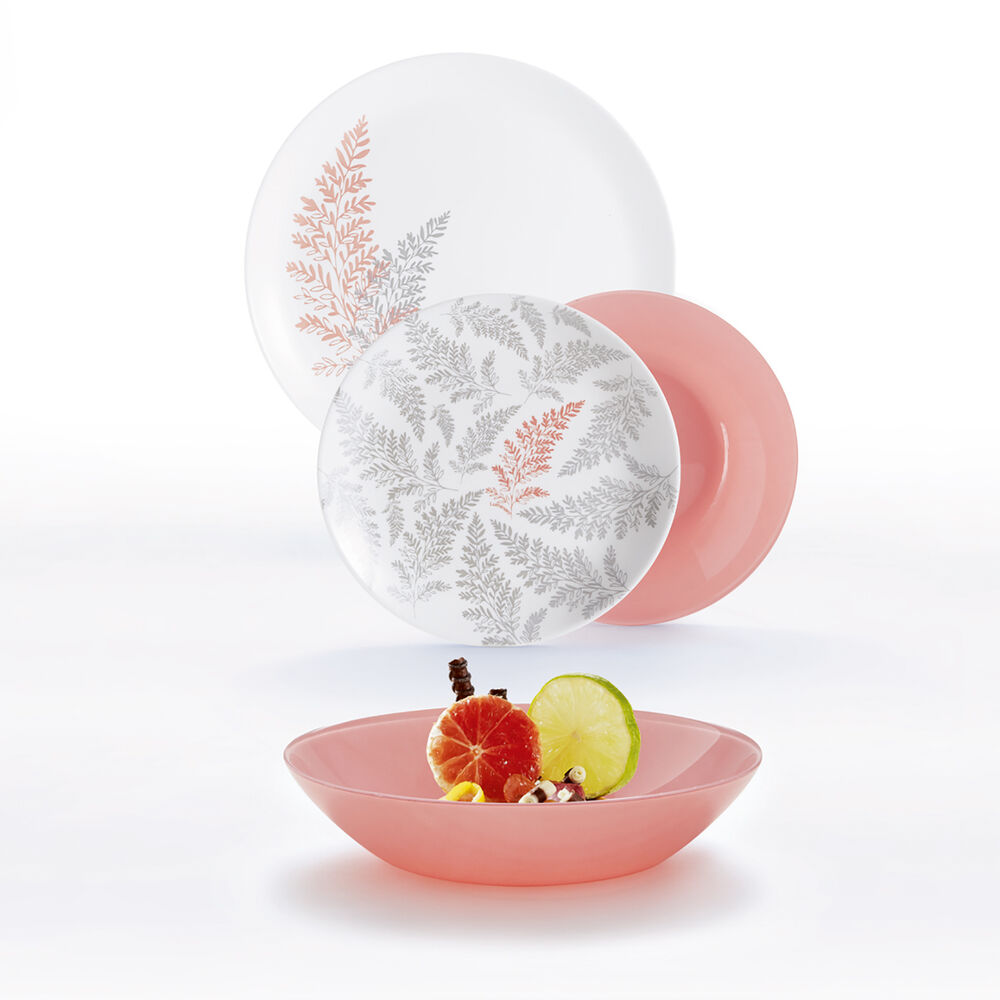 Matservis Luminarc Cyrus Blush Multicolour Glas 18 Delar - 2