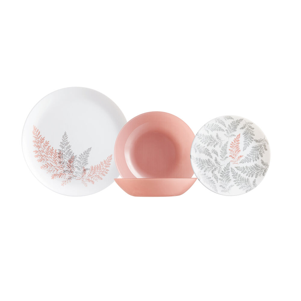 Matservis Luminarc Cyrus Blush Multicolour Glas 18 Delar