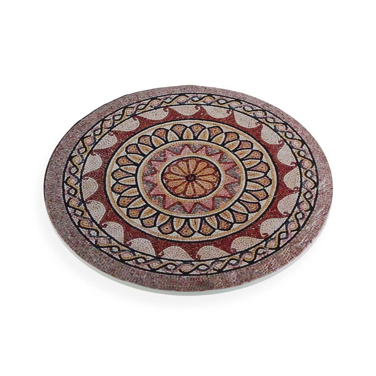 Bordsunderlägg Rund Mosaik Kork Keramik (20 x 20 cm) - 3