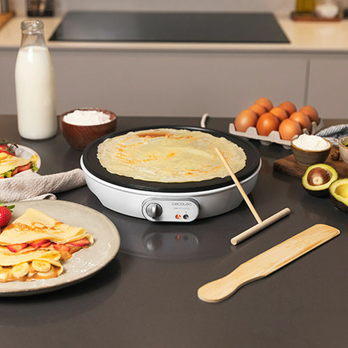 Pannkaksmaskin Cecotec Fun Crepelicious 1000 W Ø 30,5 cm - 2