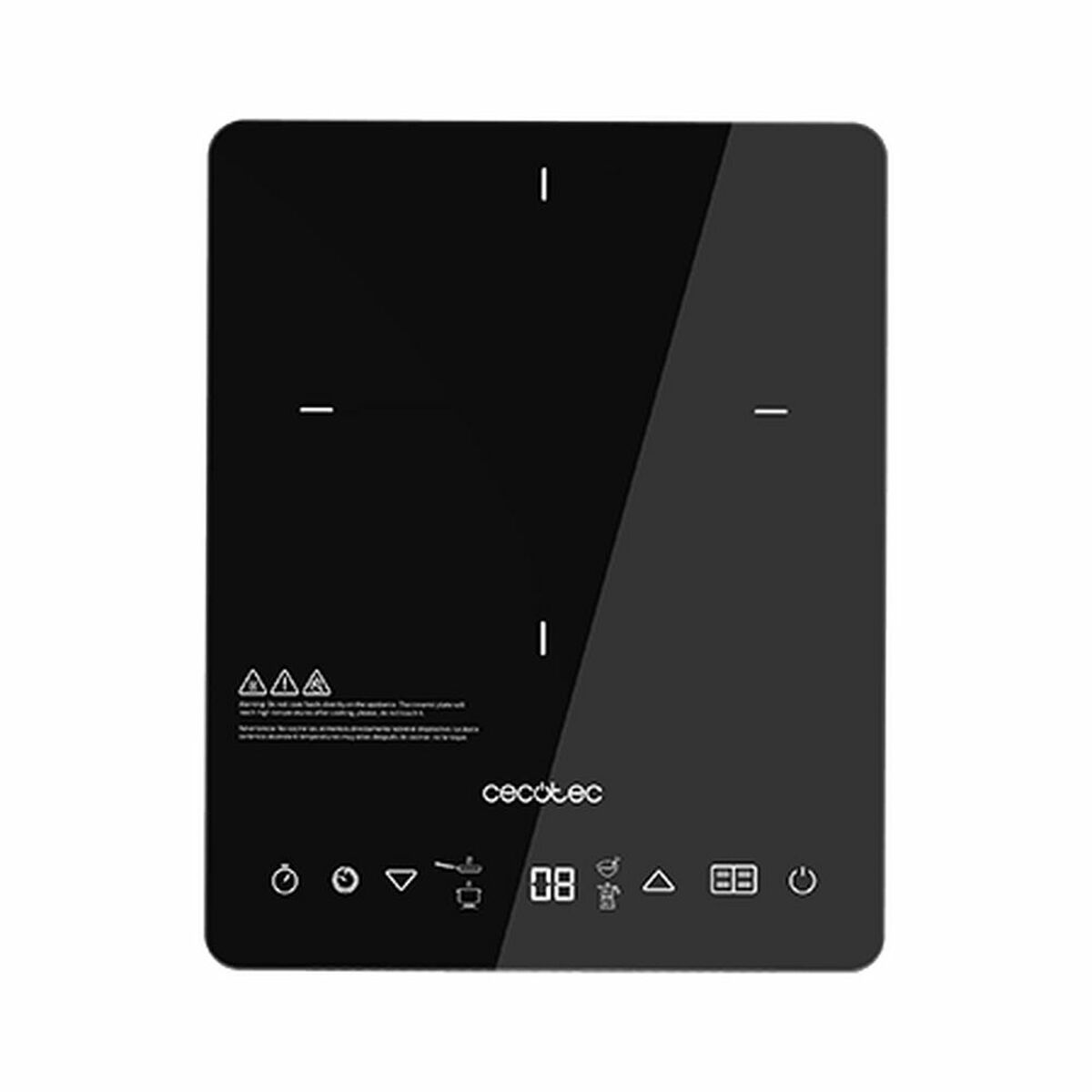 Induktionshäll Cecotec Full Crystal Onyx 2000 W