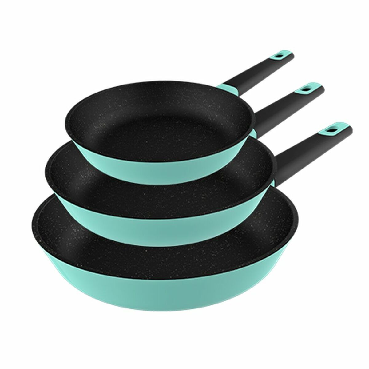 Stekpanneset Cecotec Polka Experience Ø 20 cm Ø 24 cm Ø 28 cm Aluminium - 2