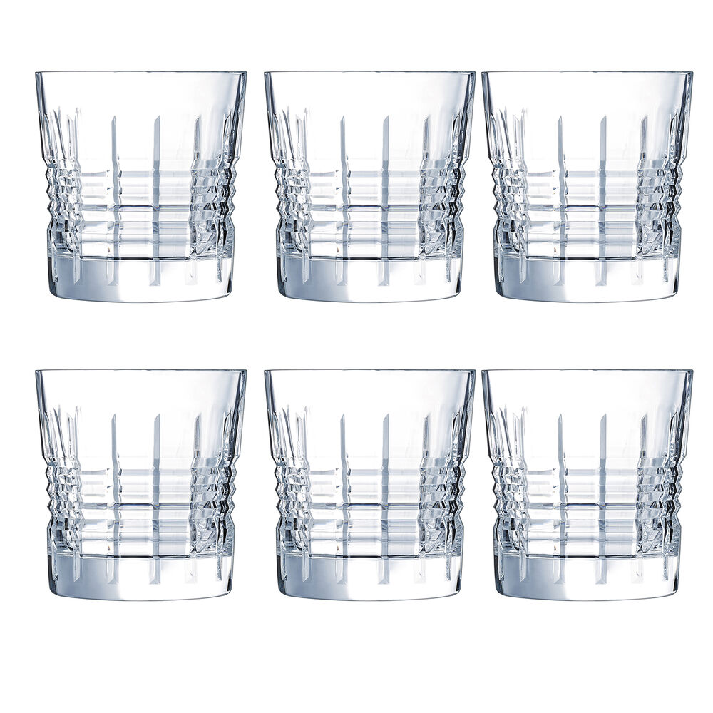 Whiskyglas Cristal d?Arques Paris Old Square Terek Transparent Glas 320 ml 6 Delar
