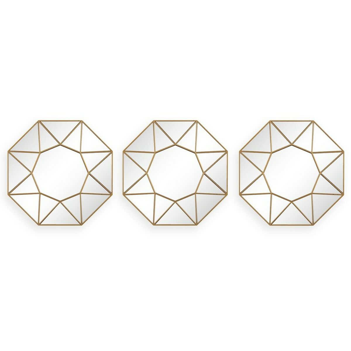 Spegelspel Vägg Plast (25 x 25 cm) (3 pcs)