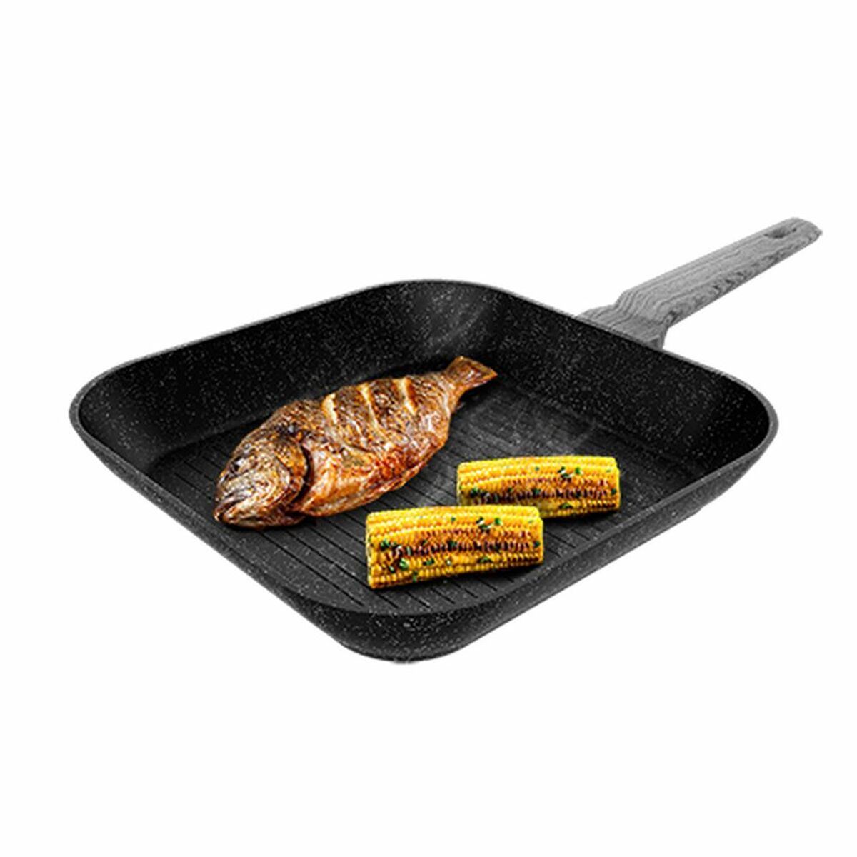 Stekpanna Cecotec Polka Exclusive 28 Grill Wood&Rock Ø 28 cm - 4