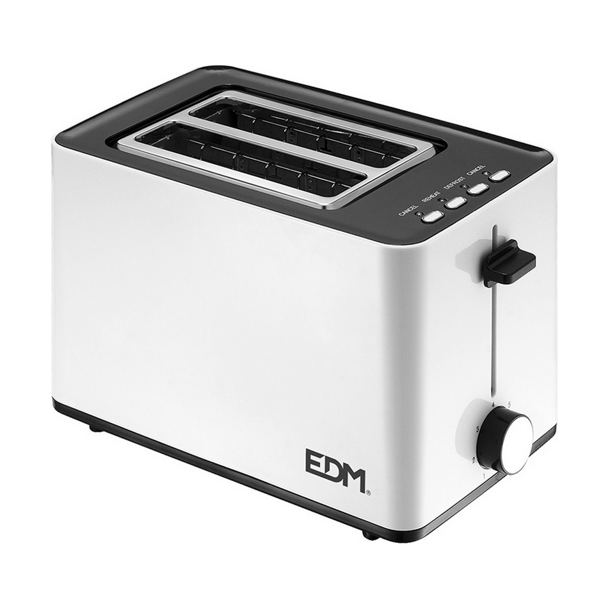 Brödrost EDM White Design 850 W