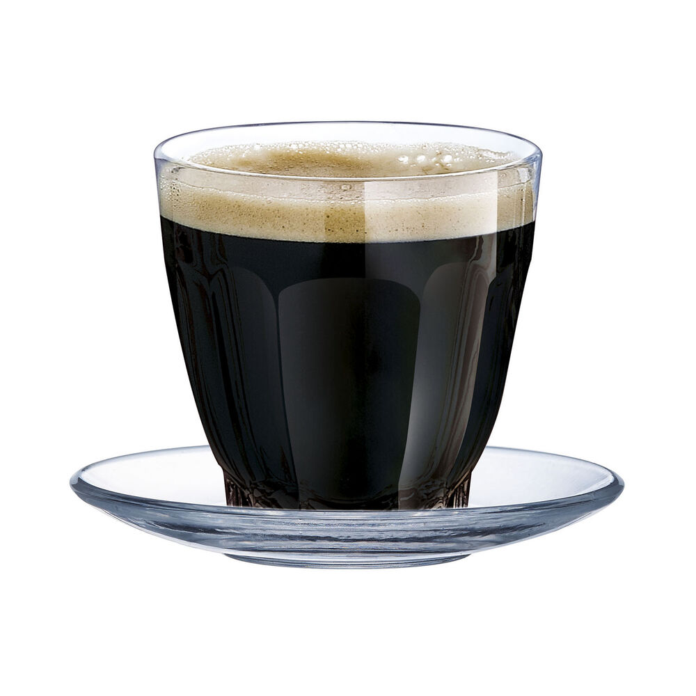 Tallriksset Arcoroc Arcadie Kaffe/ Café 6 antal Glas (11,2 cm) - 4