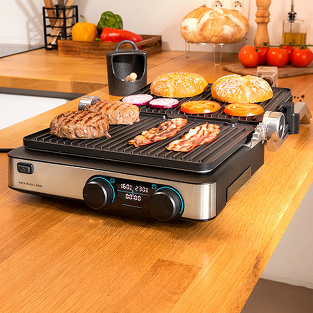 Elektriska Grillen Cecotec Rock?n Grill Dual 2000 W - 2