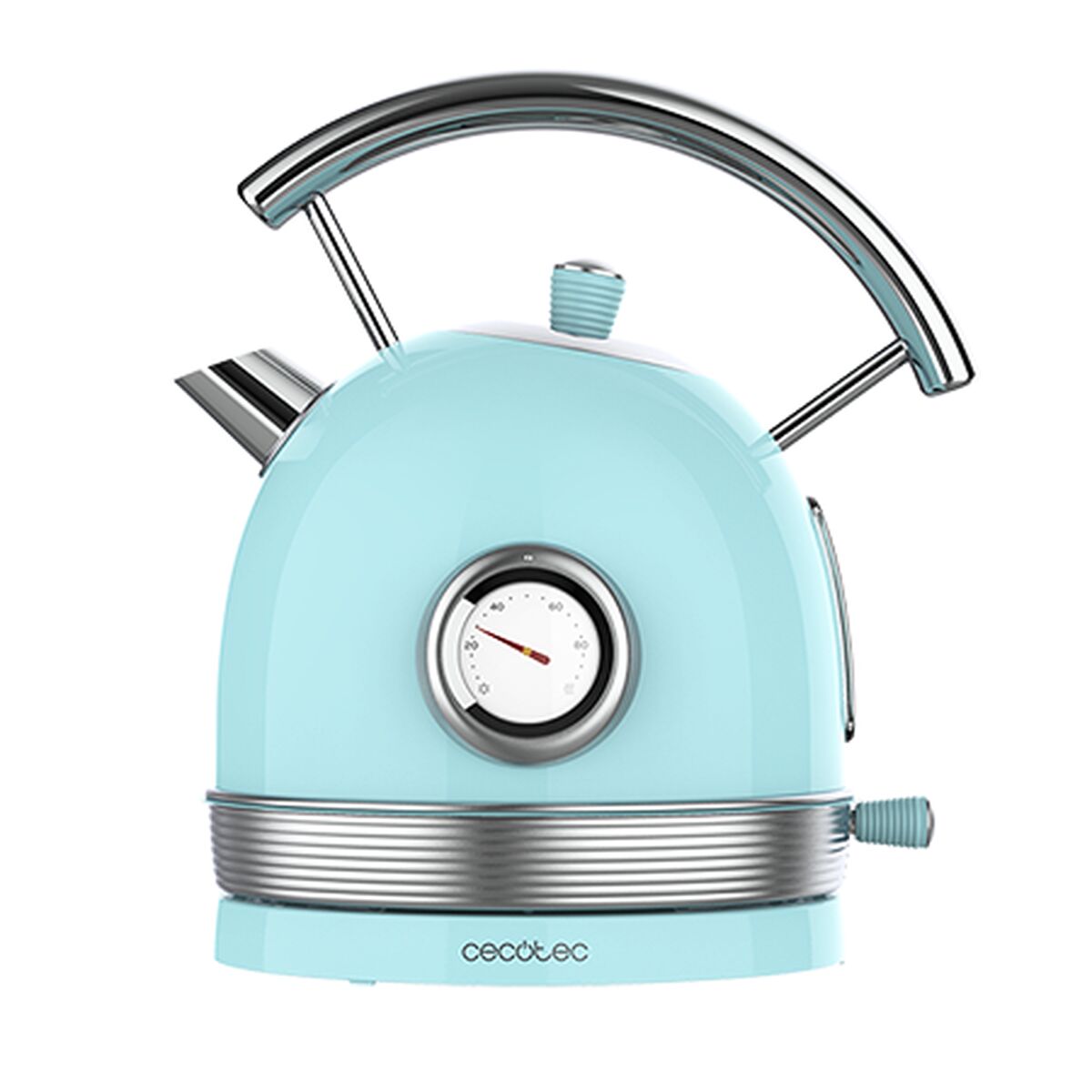 Vattenkokare Cecotec Thermosense 420 Vintage Light Blue 1,8 L 2200 W Blå Blue Rostfritt stål