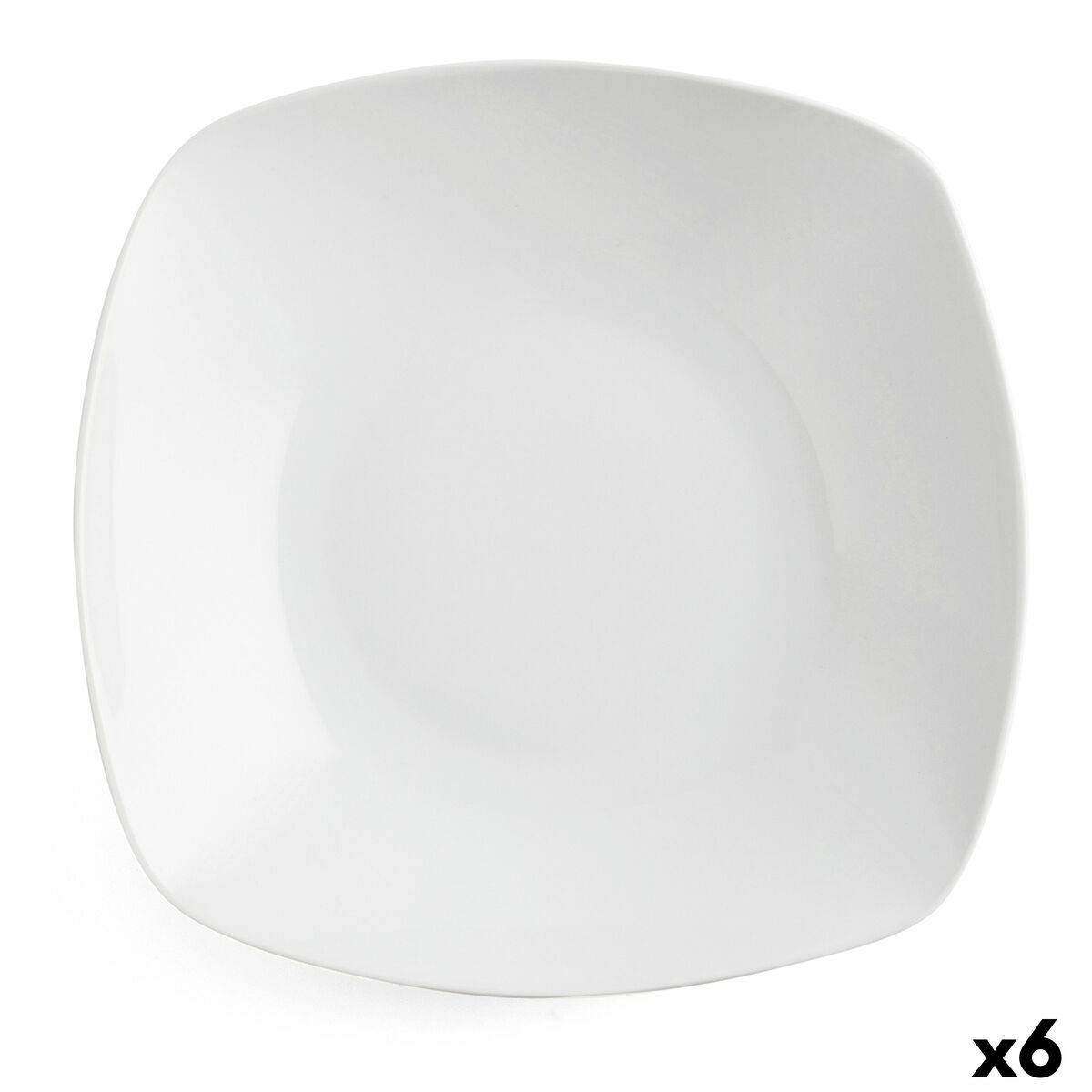 Djup tallrik Quid Novo Vinci Keramik Vit (20,5 cm) (Pack 6x) - 3