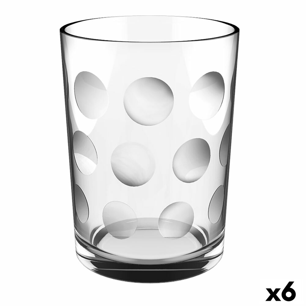 Glas Quid Urban Circles Transparent Glas (36 cl) (Pack 6x) - 2