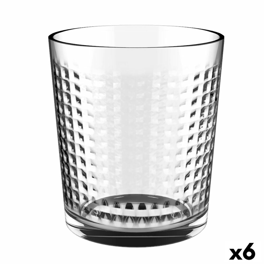 Glas Quid Urban Square Transparent Glas (36 cl) (Pack 6x) - 2
