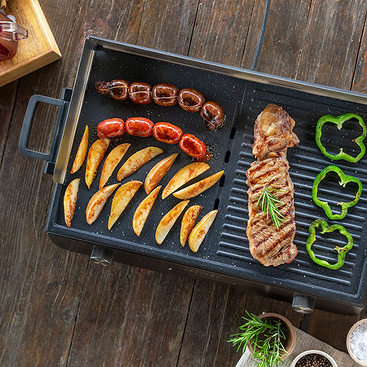 Elektriska Grillen Cecotec PerfectRoast 3000 Inox 3000 W - 2