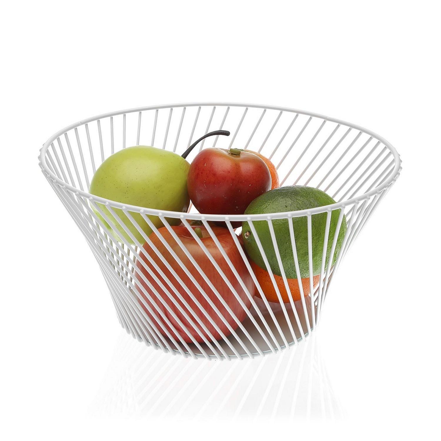 Fruktskål Versa Vit Stål Järn (13,5 cm)