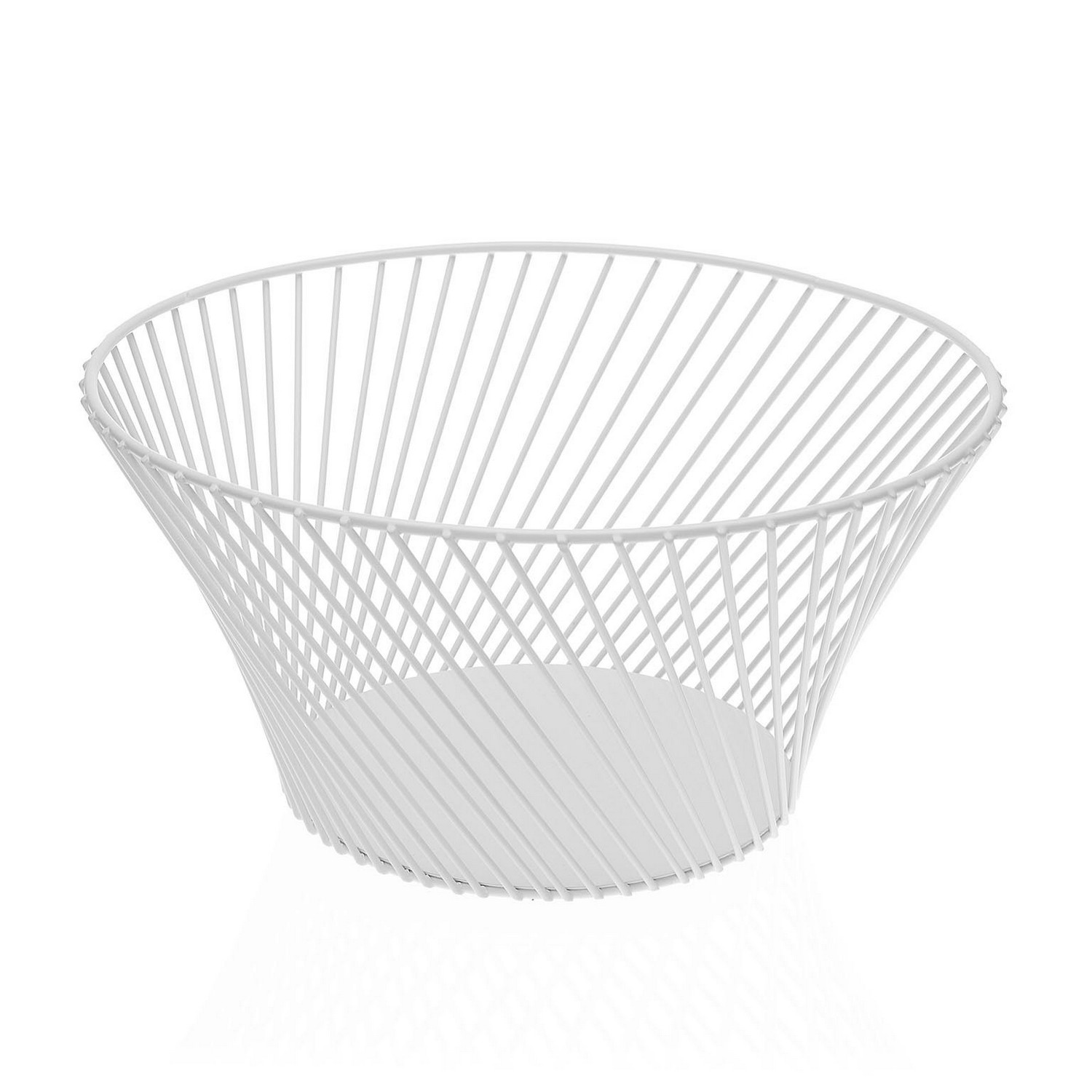 Fruktskål Versa Vit Stål Järn (13,5 cm) - 2