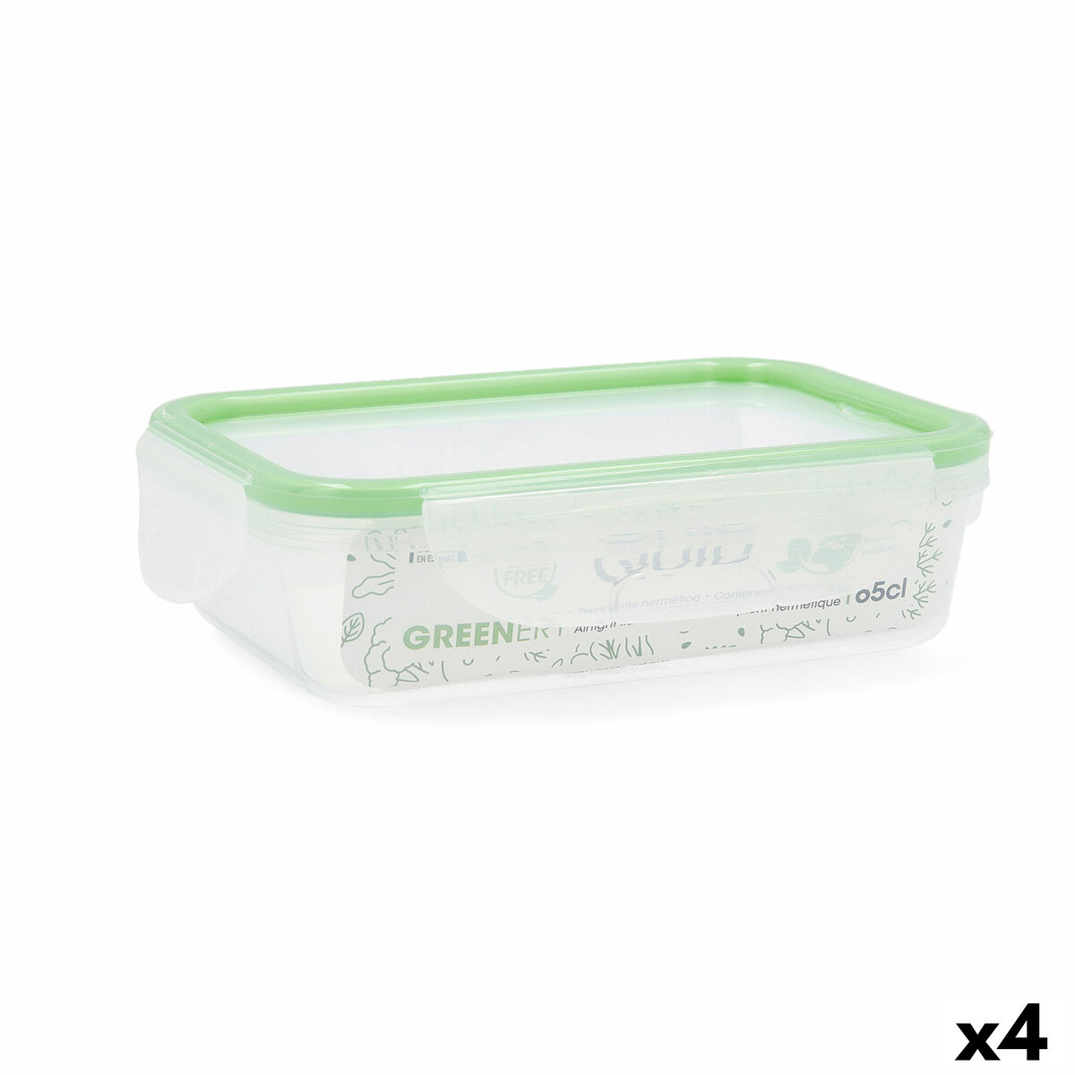 Lunchlåda Quid Greenery 650 ml (Pack 4x) - 3