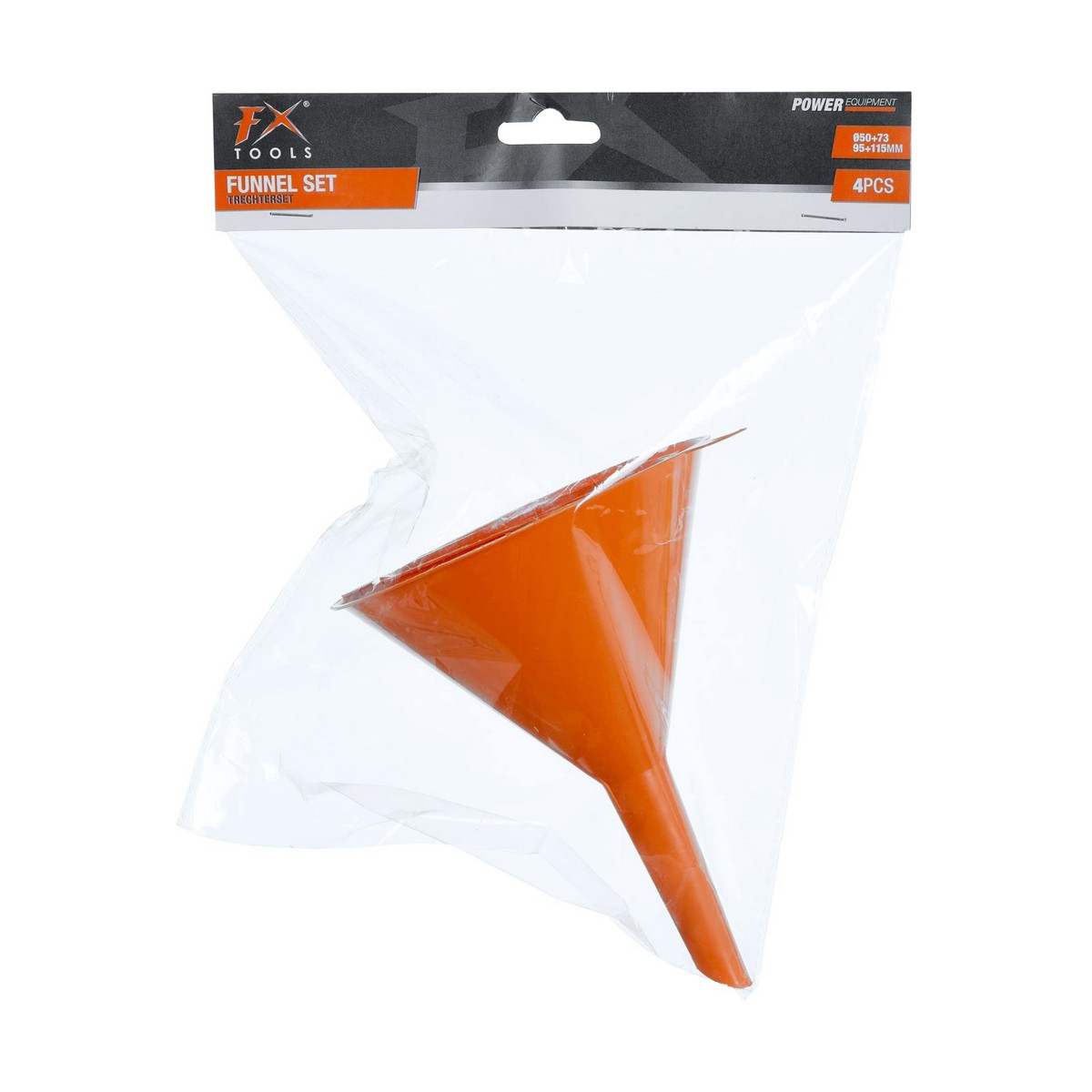 Tratt Set Orange PVC (4 Delar) - 4