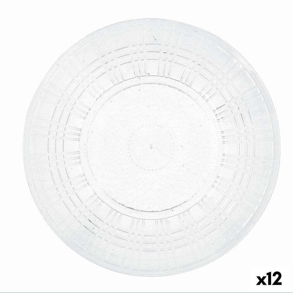 Platt skål Quid Viba Transparent Plast Ø 26 cm 26 cm (12 antal) (Pack 12x) - 2
