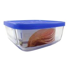 Lunchlåda Borgonovo Igloo Blå 22 x 22 x 9 cm 18,5 x 18,5 x 7,4 cm, Mått: Ø 18 cm - 1,8 L