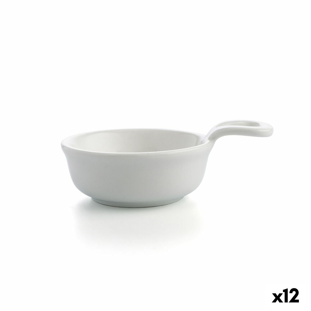 Skål Quid Select Mini Keramik Vit 8,5 cm (12 antal)