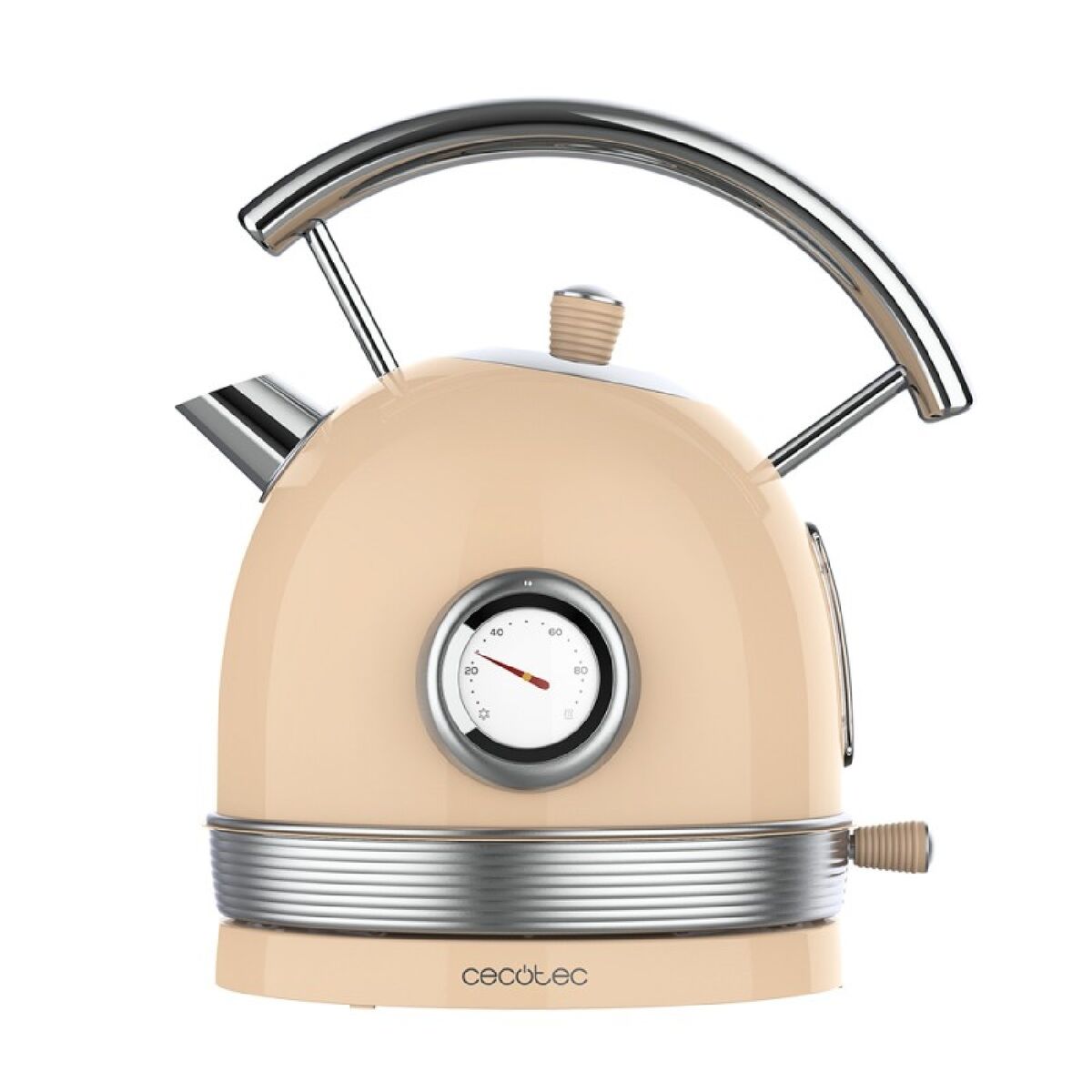 Vattenkokare Cecotec Thermosense 420 Vintage Beige Rostfritt stål 2200 W 1,8 L