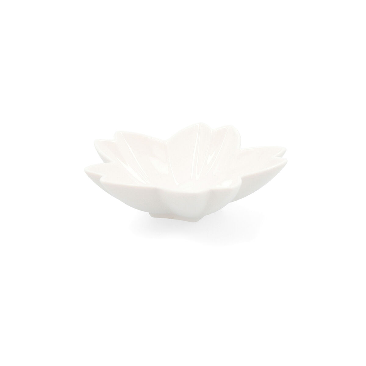 Snacksbricka Quid Select Blomster Keramik Vit (6 antal) (Pack 6x)