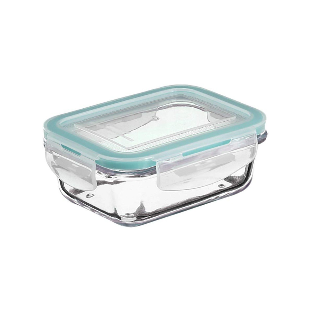 Lunchlåda 5five 18,5 x 12,5 x 6 cm Glas Blå Multicolour 800 ml