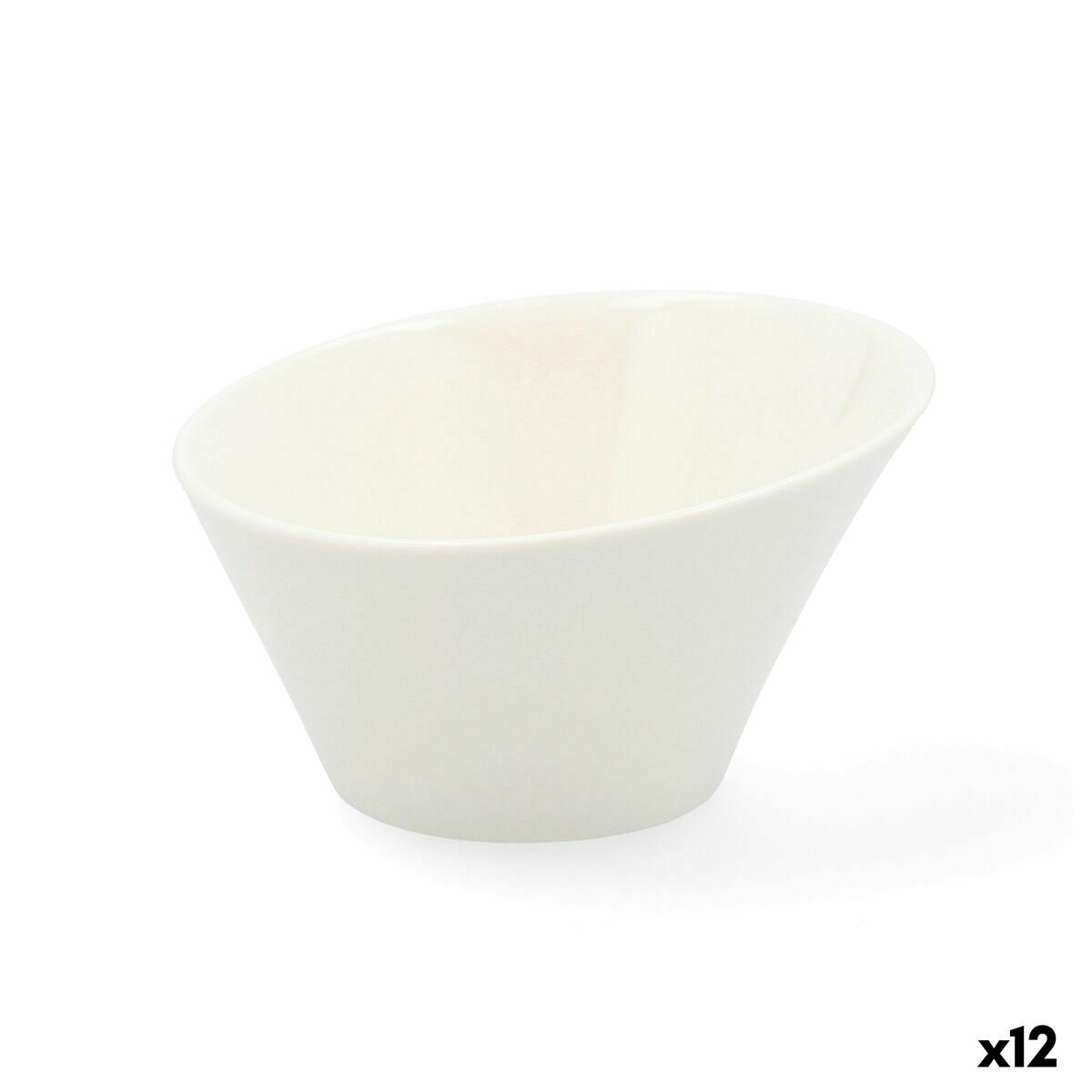 Snacksbricka Quid Select Keramik Vit (12,5 cm) (Pack 12x) - 6