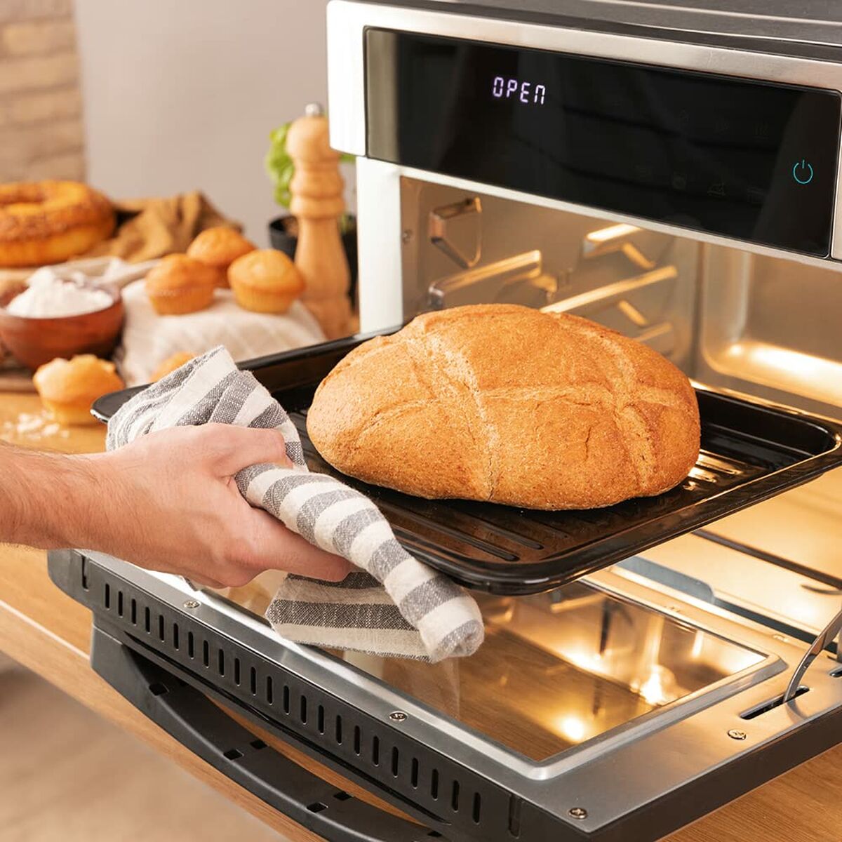 Varmluftsugn Cecotec Bake&Fry 2500 Steel Touch - 2