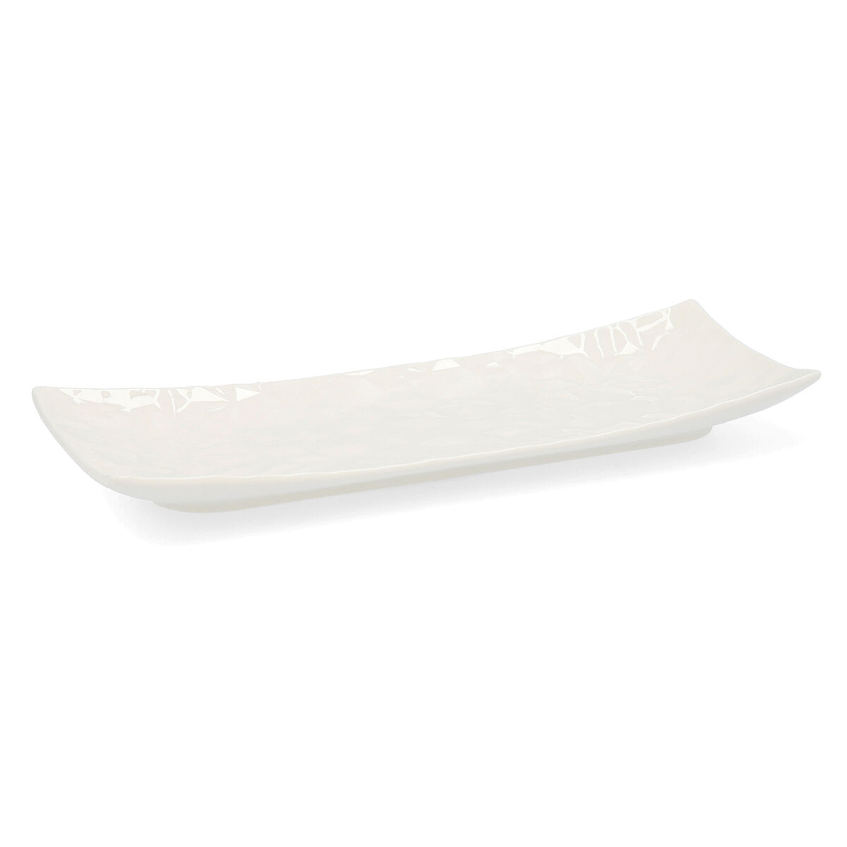 Snacksbricka Quid Select Keramik Vit (20,5 x 7,5 cm) (Pack 6x)