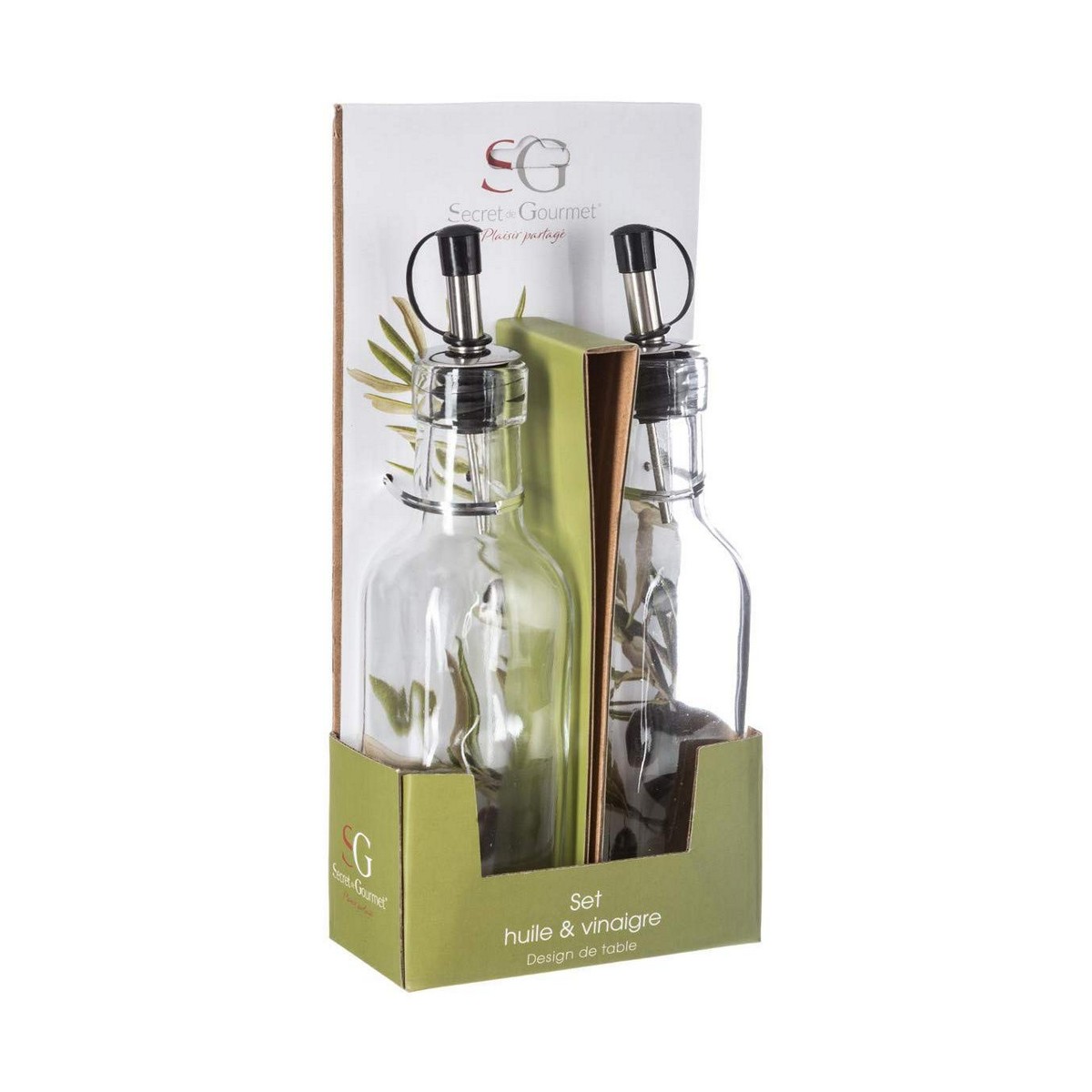 Kryddset Secret de Gourmet Oljeflaska Vinägerflaska 160 ml - 2