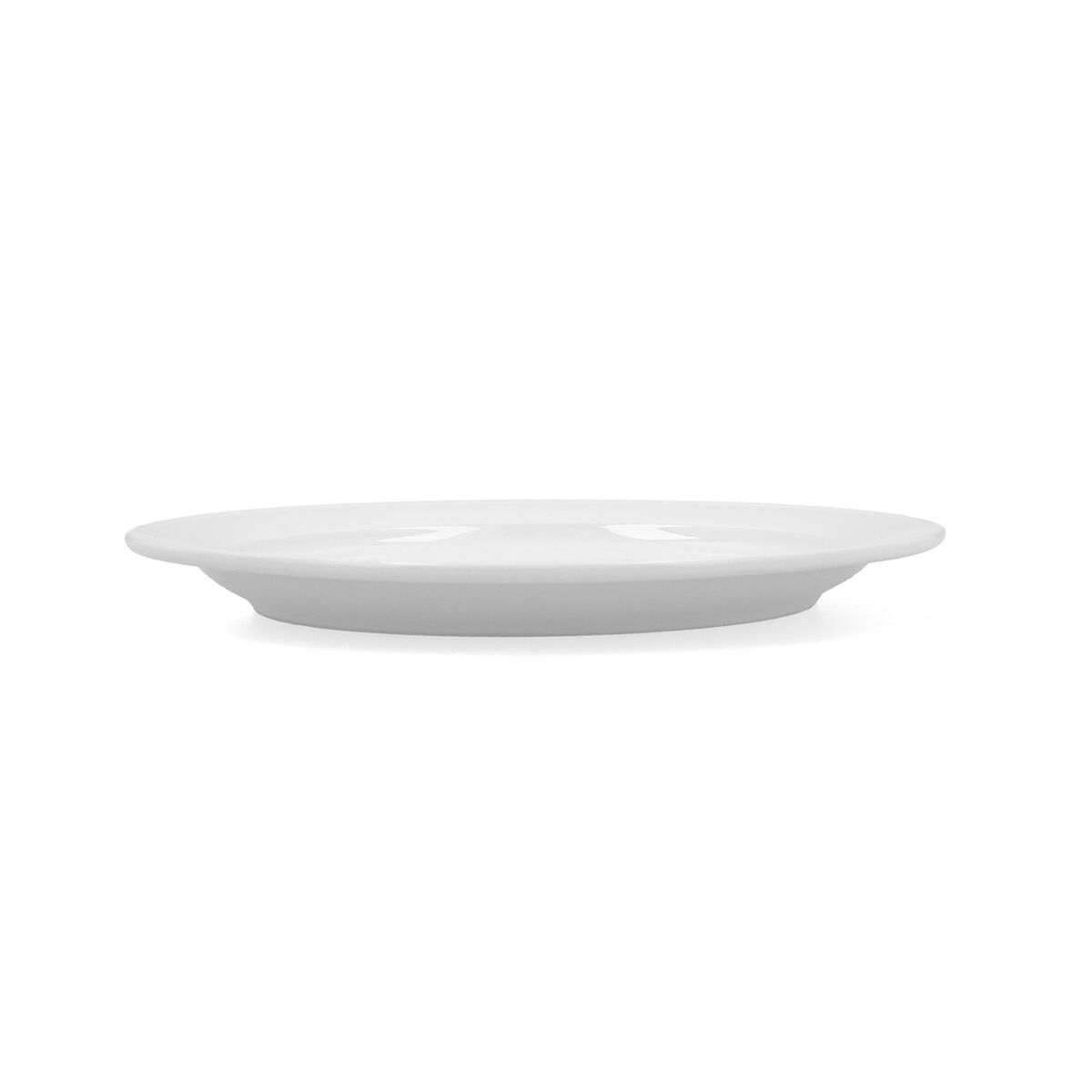 Platt skål Bidasoa Glacial Ala Estrch Vit Keramik (6 antal) (Pack 6x) - 5