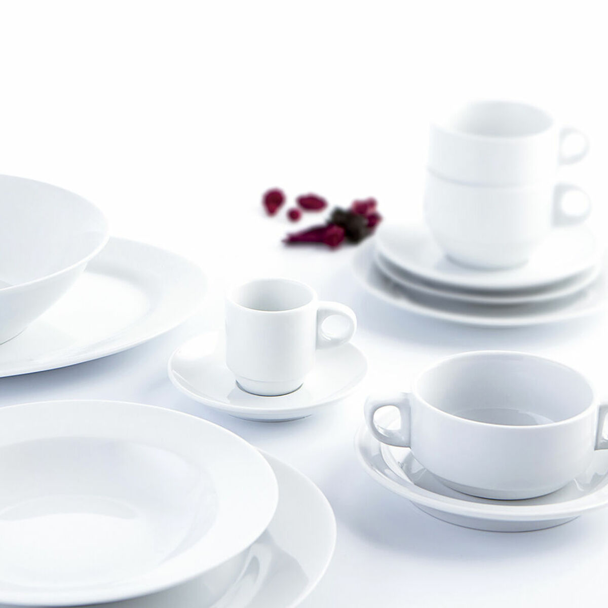 Tallrik Quid Basic Bröd Keramik Vit (15,5 cm) (Pack 12x) - 5