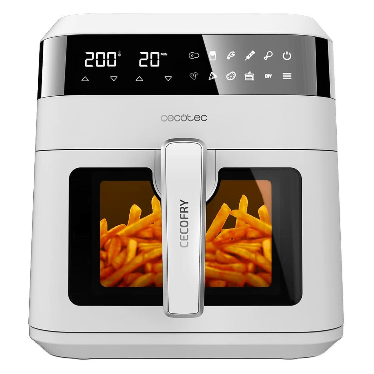 Oljefri Fritös Cecotec Experience Window 6000 6 L Vit 1300 W