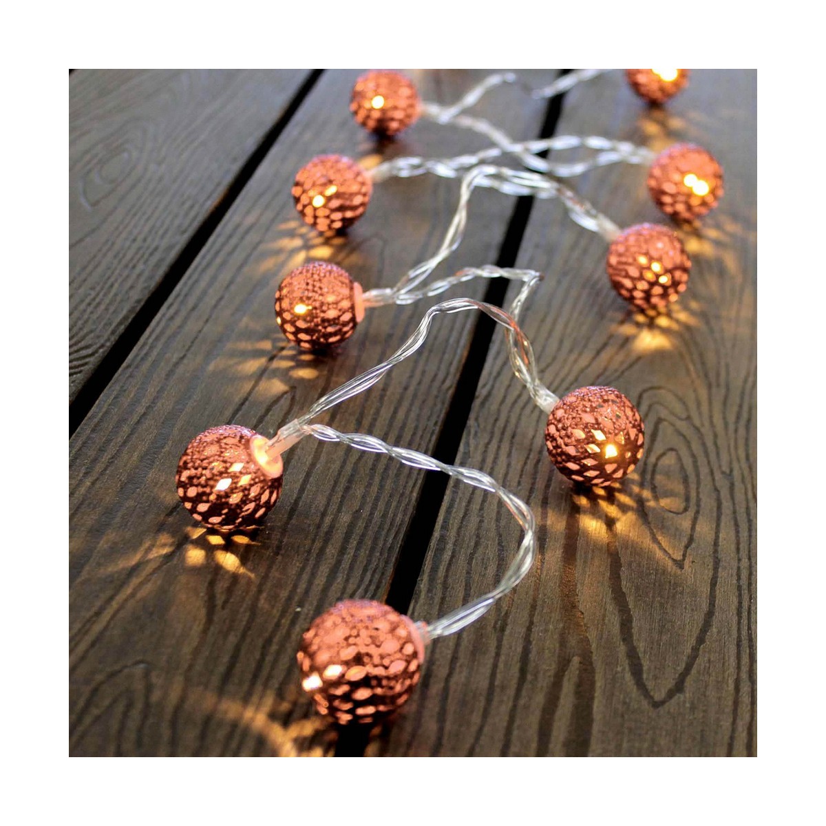 LED-krans Decorative Lighting Koppar - 4