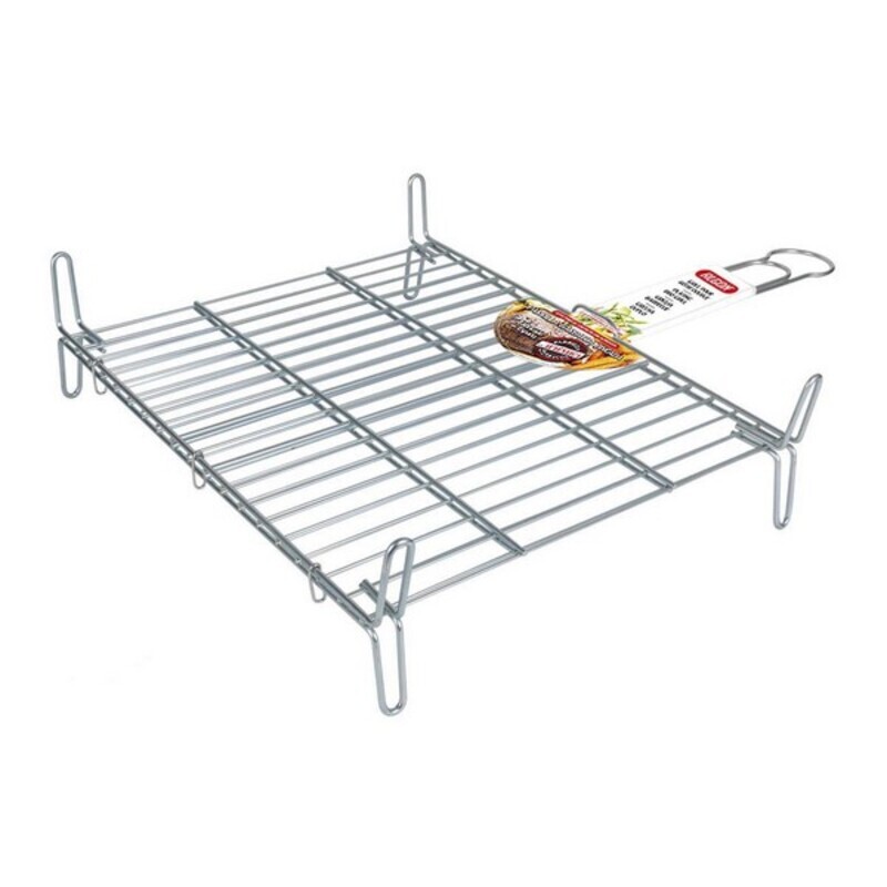 Grill Bbq Algon Double Stål, Mått: 30 x 35 cm - 12