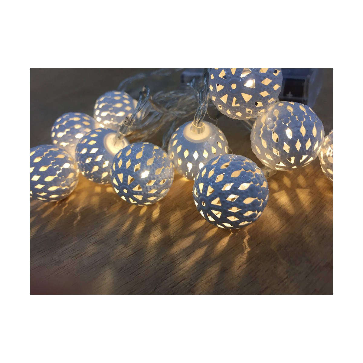 LED-krans Decorative Lighting Silvrig - 3