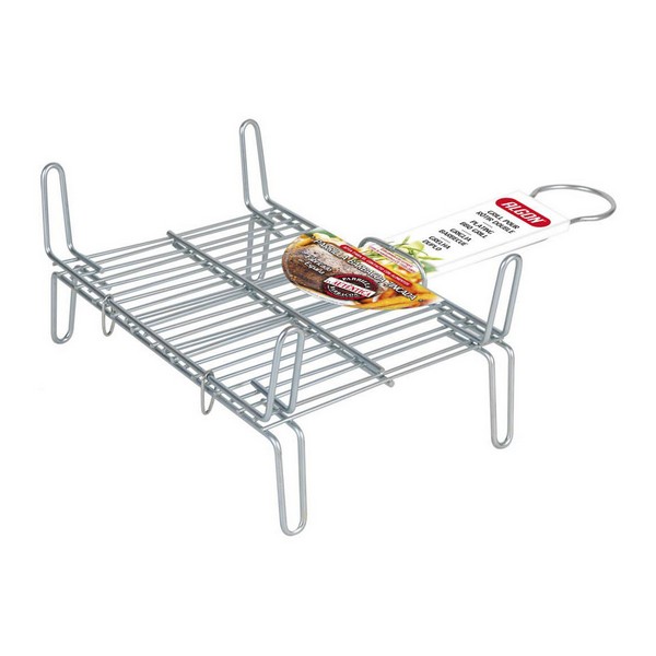 Grill Bbq Algon Double Stål, Mått: 40 x 45 cm