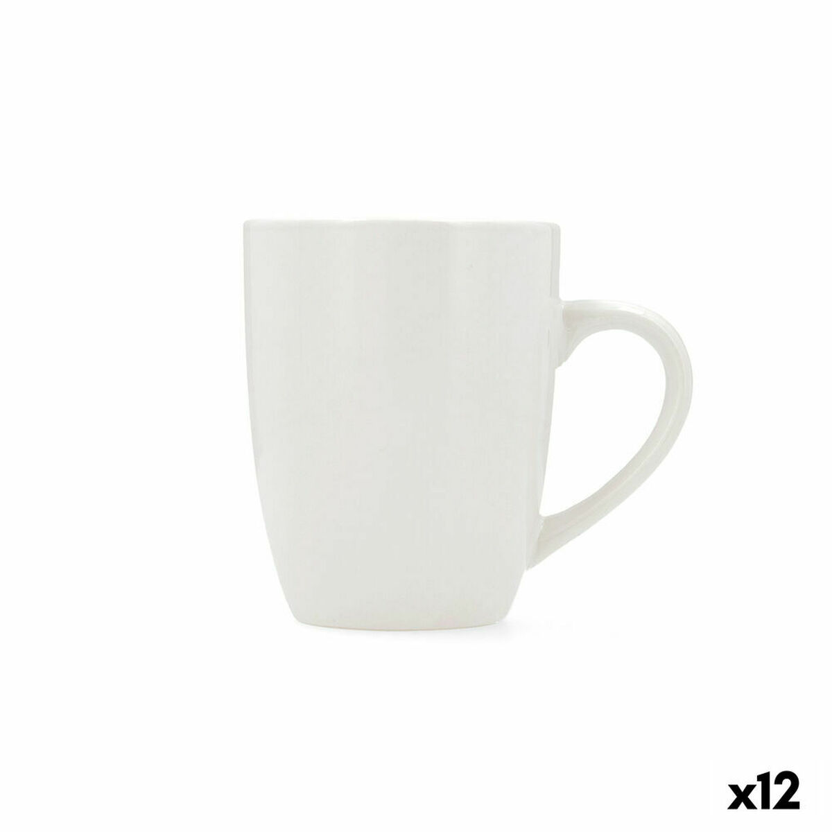 Koppar Quid Latte Vit Keramik 330 ml (12 antal) (Pack 12x) - 4
