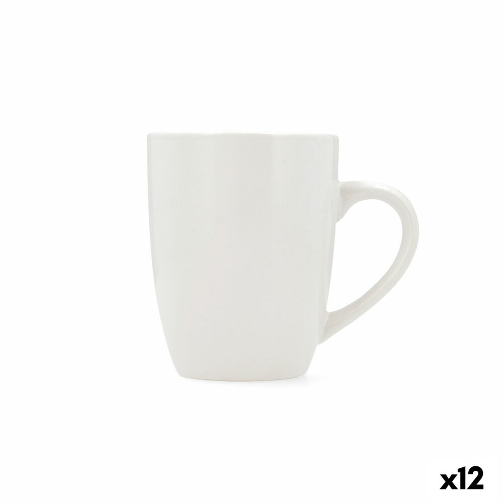 Koppar Quid Latte Vit Keramik 330 ml (12 antal) (Pack 12x) - 2