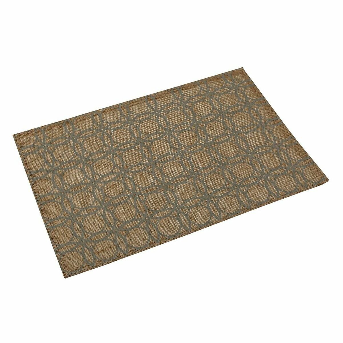 Bordsunderlägg Versa Grå Cirklar Rattan (45 x 30 cm) - 2