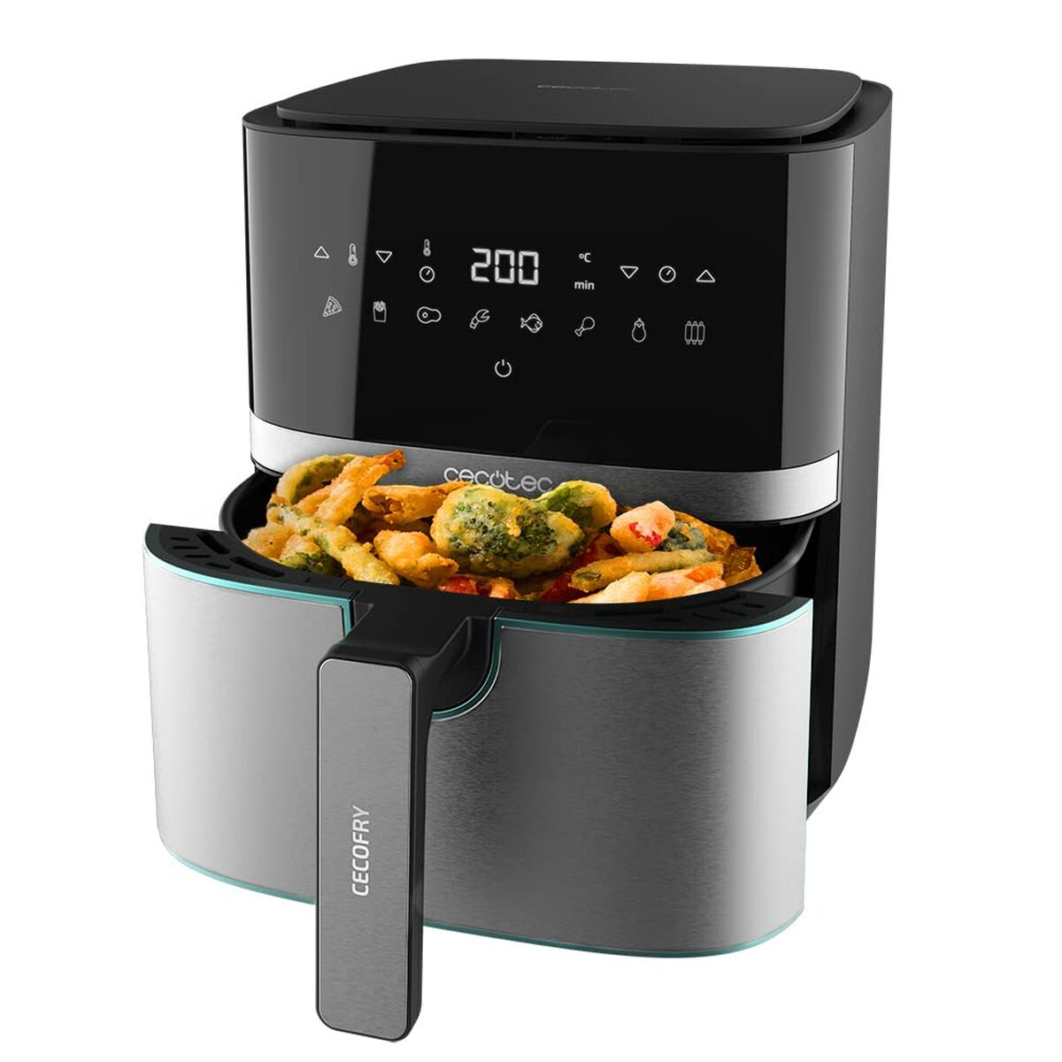 Oljefri Fritös Cecotec Cecofry Full InoxBlack 5500 Pro 5,5 L Multicolour 1700 W