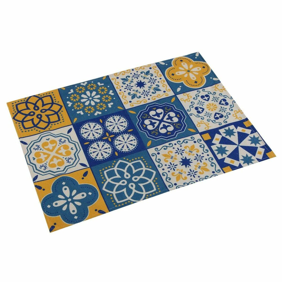 Bordsunderlägg Versa Mosaik Gul Polyester (36 x 0,5 x 48 cm) - 2