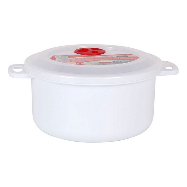 Matlåda med lock för mikroågsugn, Mått: 3 L - ø 23 x 10 cm - 2