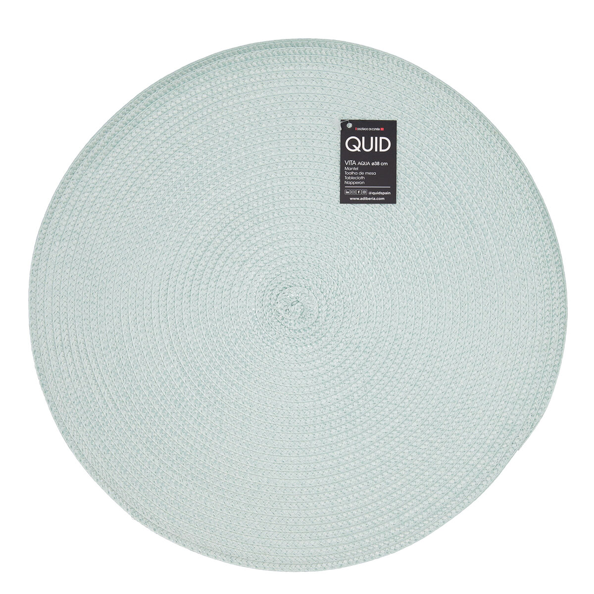 Underlägg Quid Vita Aqua Blå Plast 38 cm (Pack 12x) - 3