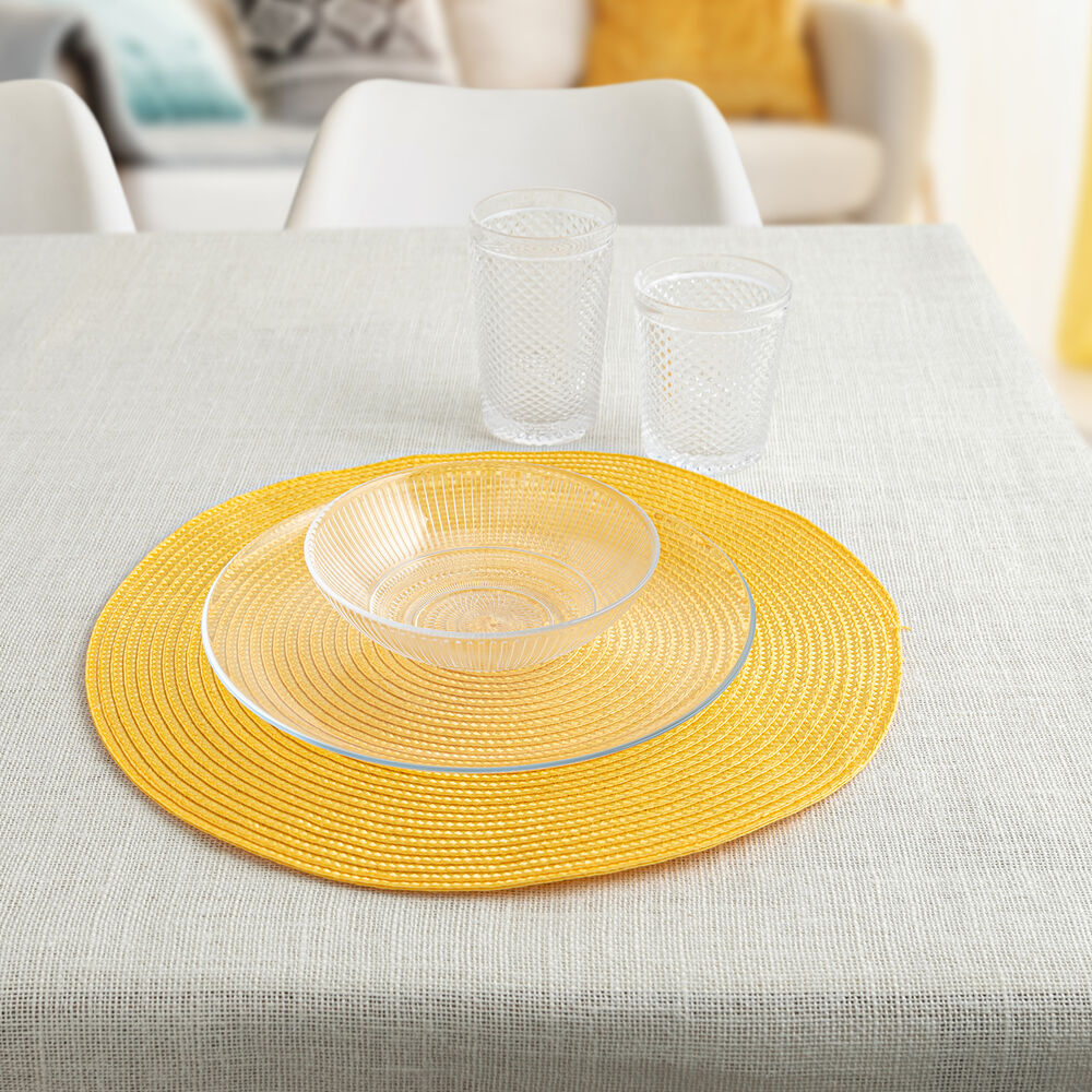 Underlägg Quid Vita Gul Plast 38 cm (Pack 12x) - 2