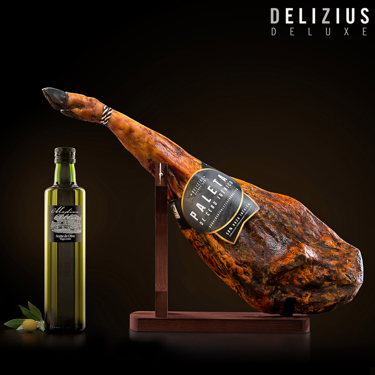 Skinka Delizius Deluxe, Välj alternativ: Bog 4/4,5 kg