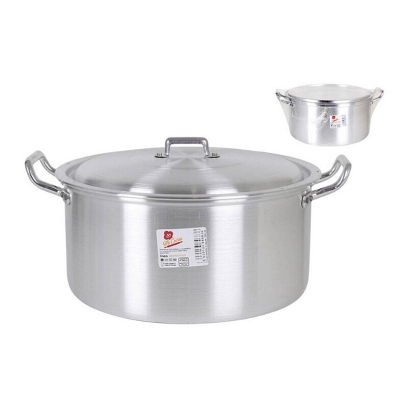 Kastrull med lock   Aluminium, Kapacitet: 8 L - 8