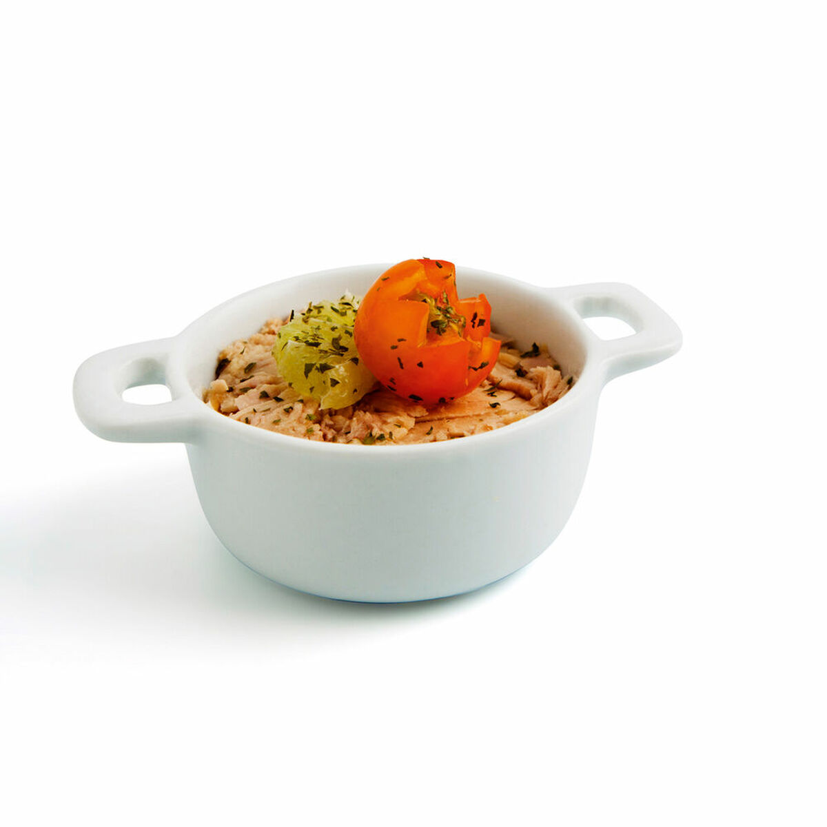 Snacksbricka Quid Gastro Fun Vit Keramik 10 x 7 x 4 cm (12 antal) - 2