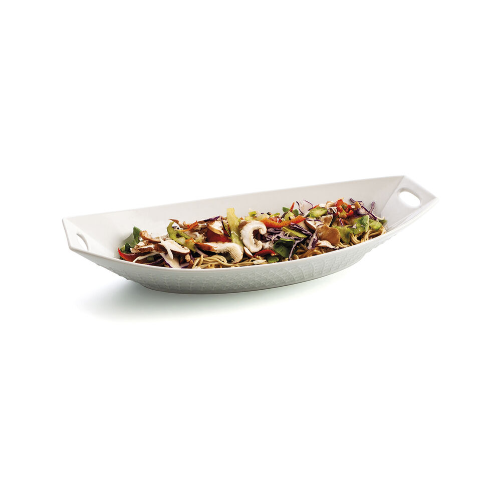 Servingsfat Quid Gastro Keramik Vit (39,5 x 19 x 8 cm) (4 antal) - 2